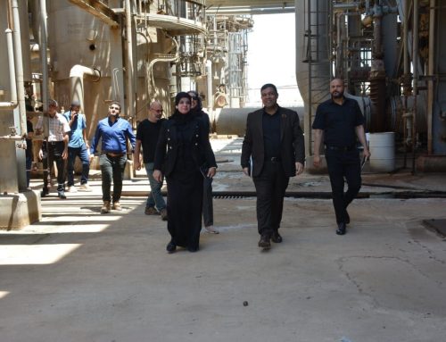 A delegation from Basra Engineering Technical  College visits the General Company for Petrochemical Industries.